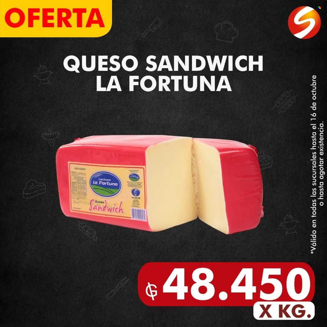 Folleto actual Salemma Supermercado - 13.10.2023 - 16.10.2023 - Ventas - sandwich, queso. Página 10.