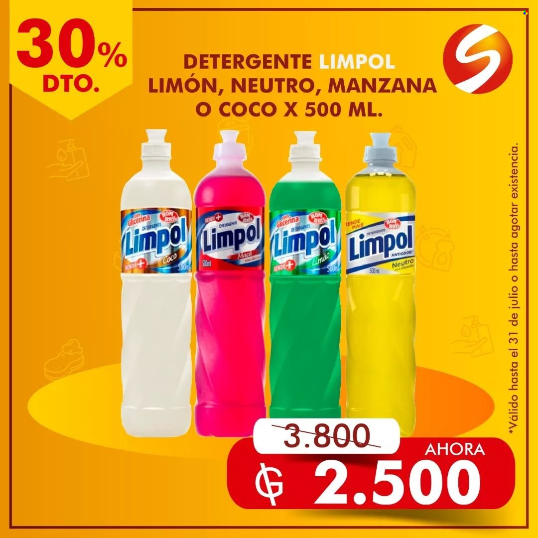 thumbnail - Folleto actual Salemma Supermercado - 20.7.2023 - 31.7.2023 - Ventas - maca, detergente. Página 38.