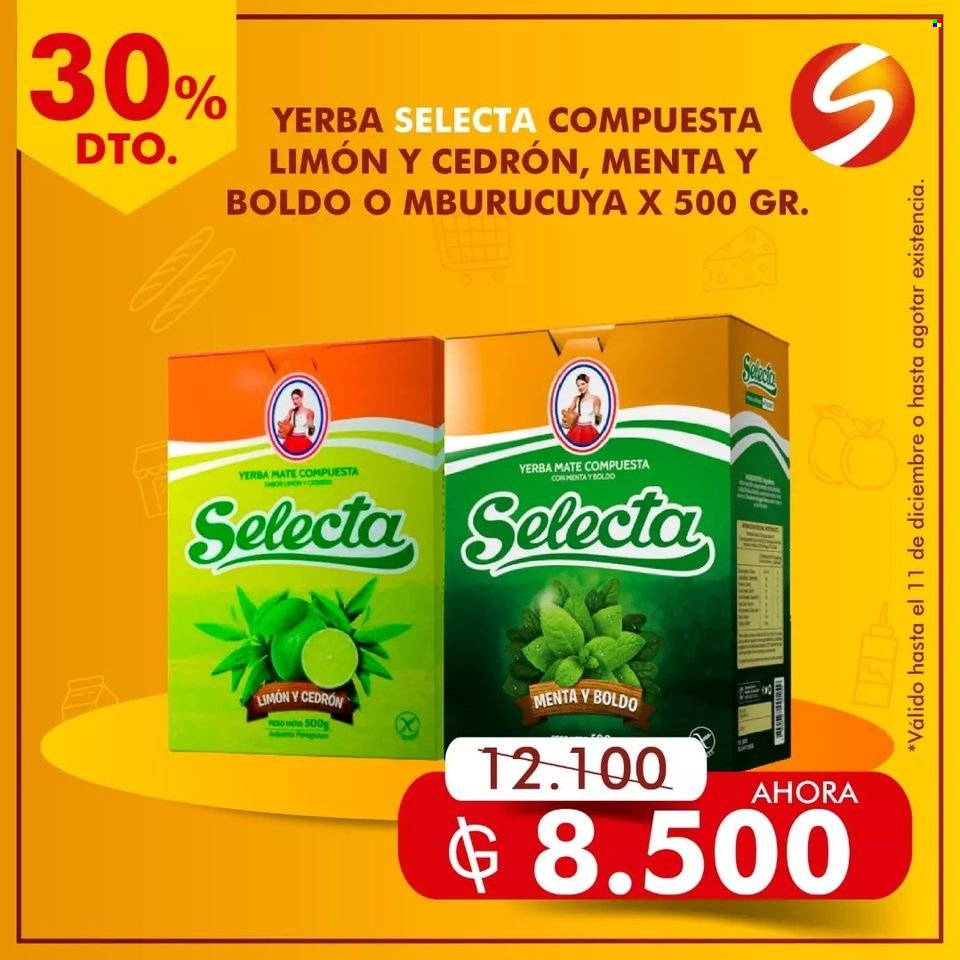 Folleto actual Salemma Supermercado - 3.12.2023 - 11.12.2023 - Ventas - Selecta, menta, yerba maté. Página 28.