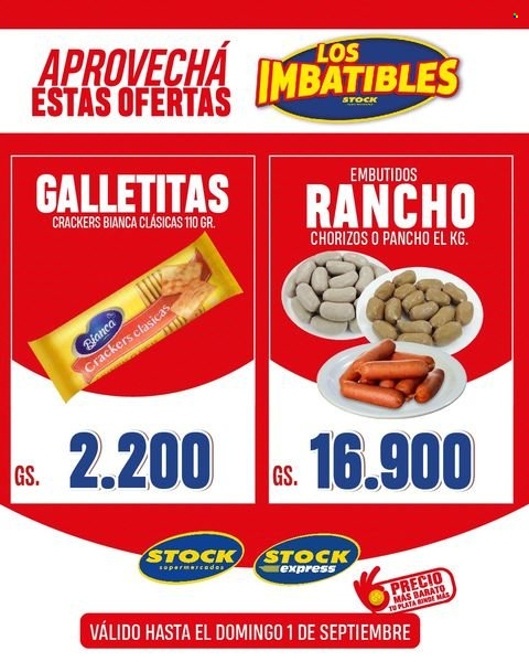 thumbnail - Folleto actual Supermercados Stock - 2.6.2024 - 1.9.2024 - Ventas - chorizo, embutidos, galletas, crackers. Página 3.